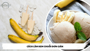 cách làm kem chuối đơn giản